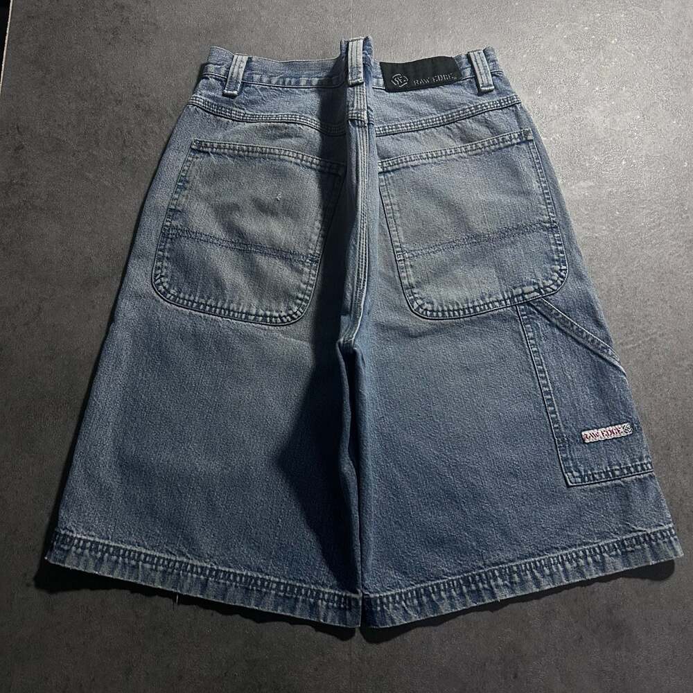 Raw Edge Vintage Y2K Baggy Denim Skate Jorts Size 34